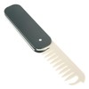 Healeved Folding Travel Comb Portable Double Headed Hair Brush with