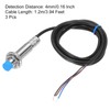 sourcing map M12 Approach Sensor Inductive Proximity Sensor Switch NO