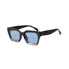 Eight TV Cut Sunglasses, Men's, Women's, Big Square, Black Eyewear,