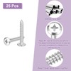 QUARKZMAN Pack of 25 Phillips Self Tapping Screws M5 x