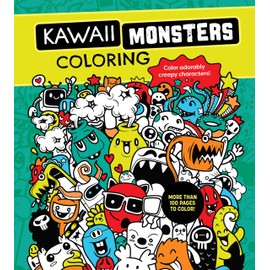 Kawaii Monsters Coloring Book: Color Adorably Creepy Characters - More Than 100 Pages to Color! (Chartwell Coloring Books)