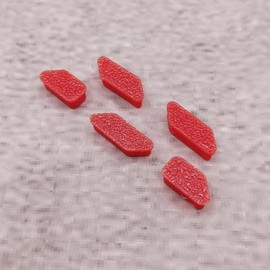 ULEIVA Replacement Buttons 5X Button Red Compatible with Garmin Edge 520 Button GPS Bicycle Computer Replacement Part Repair (Red)