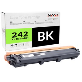OBV TN 242 Compatible Toner to Replace Brother TN-242BK Black for MFC-9142CDN 9332CDW 9342CDW HL-3142CW HL-3152CDW HL-3172CDW DCP-9022CDW