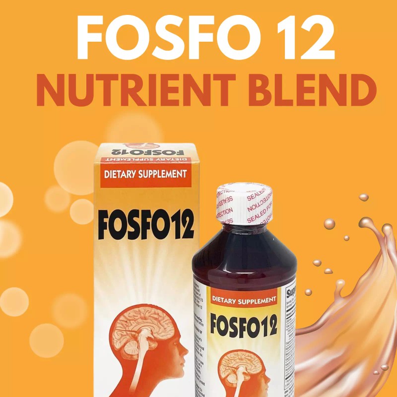 Menper Fosfo 12 Liquid, 8 fl oz, with B Vitamins
