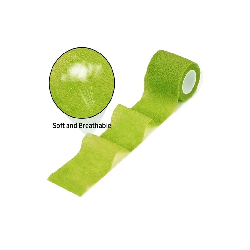 Vendajes Autoadhesivos 6 Rolls, Vendaje Autoadhesivo en 6 Colores,Venda Adhesiva