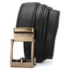 SENDEFN Men Black Belt Ratchet Buckle Men Leather Belts in