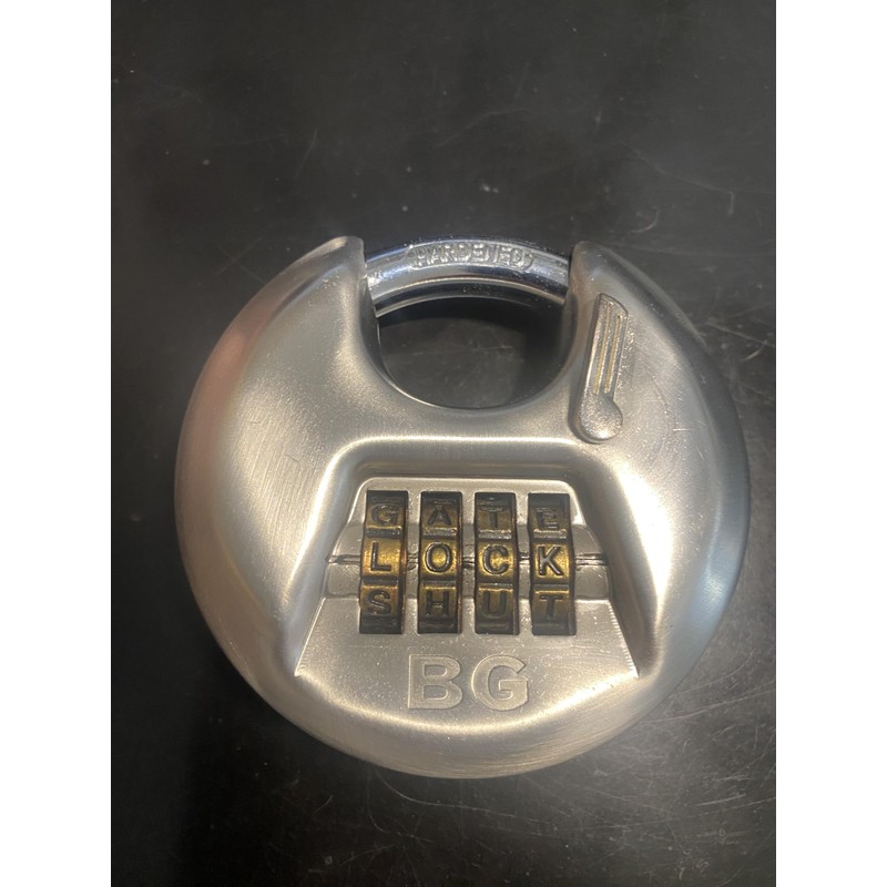 Word Discus Lock is an 80mm Stainless Steel Anti-Rust Discus