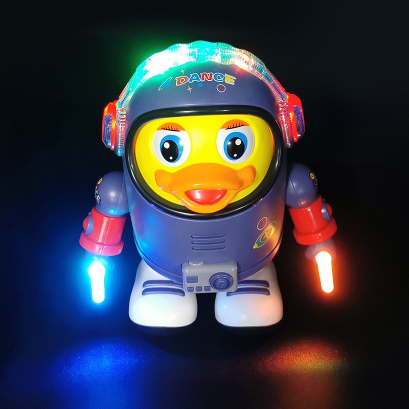 Dance Duck Toy Electric Dancing Singing with Music Light Plastic