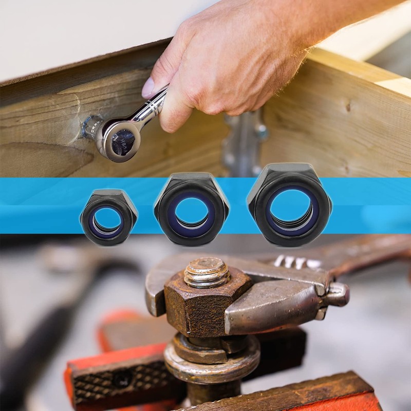 Hex Nuts Locking Nut Standard Low Shape Self-Locking Nut Carbon