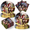 40Pack Falls of Gravity Birthday Party Supplies include 20 plates,