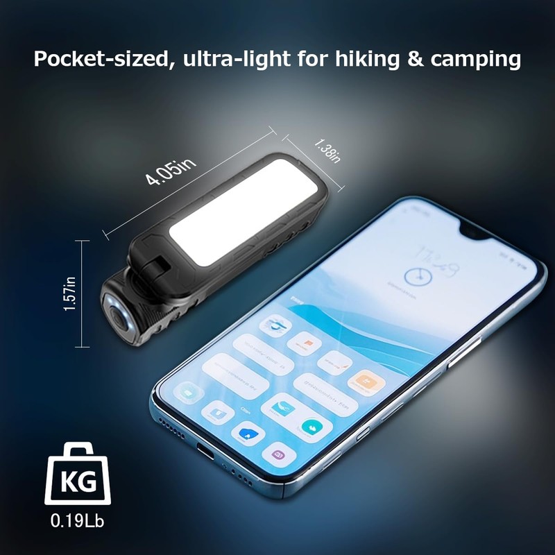 Rechargeable LED Work Light BBQ Grilling Accessories with Magnetic Base,