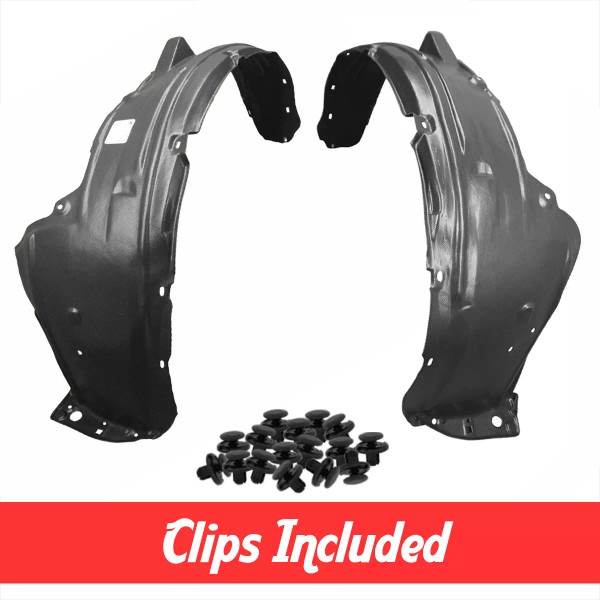 Aftermarket Products Front Driver & Passenger Side Fender Liner Set