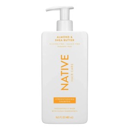 Native Shampoo Sin Sulfato Y Parabenos - Vegano - Fortalecedor - Manteca de Almendras y Karité 487ml