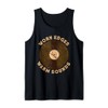 Worn Edges Warm Sounds. Retro Vinyl Record Collector Tank Top