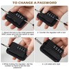SUNOYA Fridge Lock with Code No Drilling, 2 Pieces High