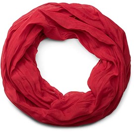 styleBREAKER 01016076 Light Plain Loop Scarf Silky Unisex -
