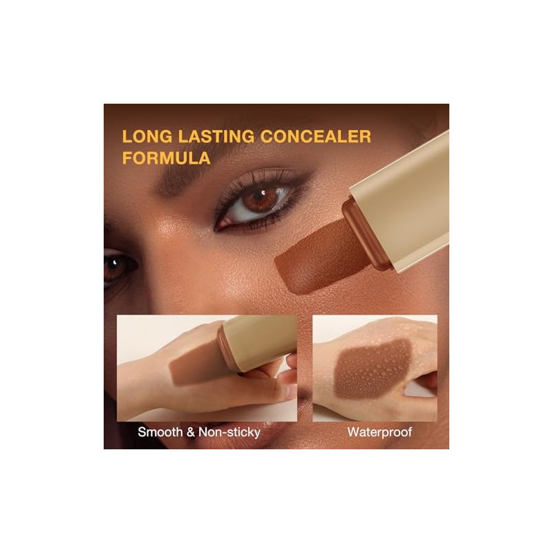Base Maquillaje Mate Barra Corrector Cobertura Total Resistente Agua Hidratante