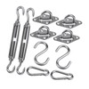 Shade Sail Hardware Kit 304 Stainless Steel S Hook M6
