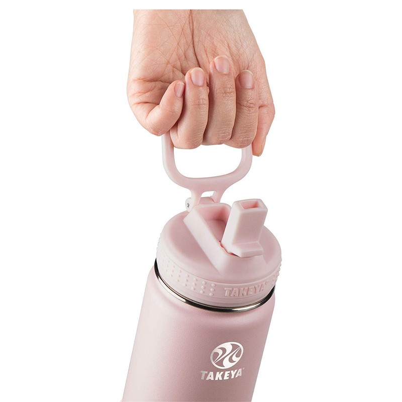 Takeya Botella de agua aislada, Blush, 32 Oz (946.35ml), 1