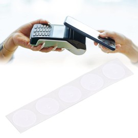 50pcs NFC Stickers, 504-Byte IC UID Label, 13.56MHz NFC Sticker, Small and Sensitive Sticker for Access Control, Hotel Door Lock