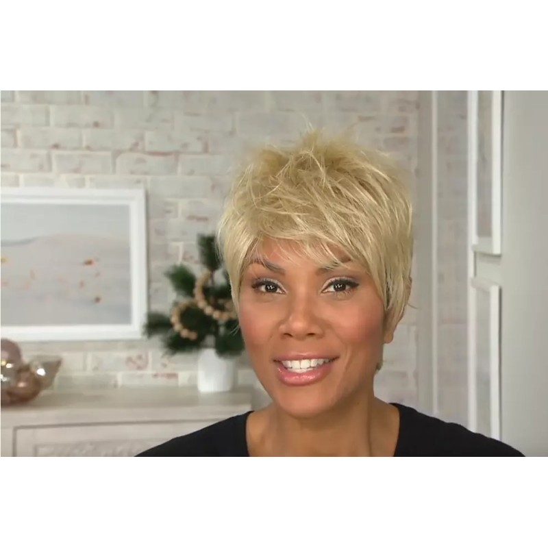 LUXHAIR by Sherri Shepherd Pixie Bob Wig Natural Black