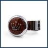 INFINAUTO Brown Crown Pattern Design Steering Wheel Knob Power Handle