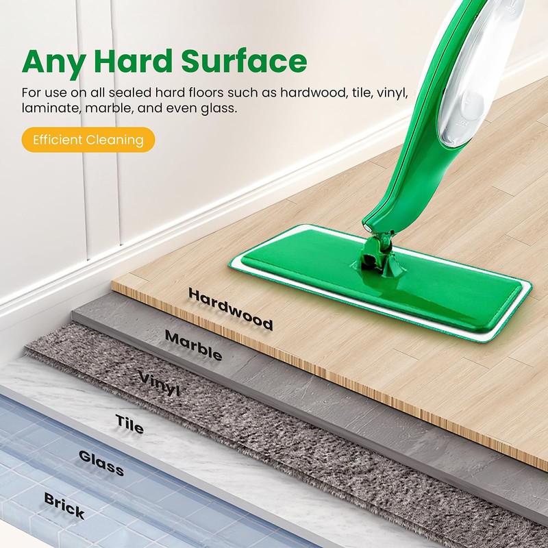 4 Pack Spray Mop Pads Refills for Libman Freedom Spray