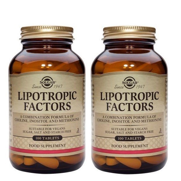 Solgar 2x Solgar Lipotropic Factors 2x100 Tablets 0033984015814