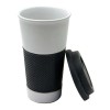 Liquid Logic Commuter Single Wall Ceramic 16oz Tumbler w/Silicone Sleeve