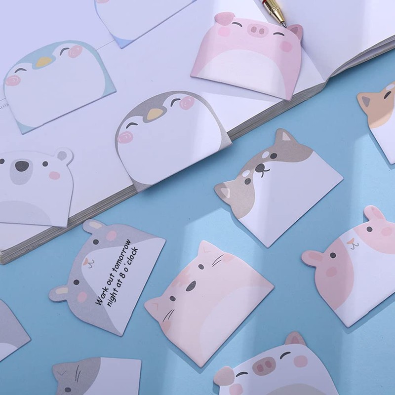 La Llareta 6 Pads 270 Notes Animal Sticky Notes Novelty