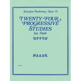 24 Progressive Studies, Op. 33: Flute and Piano