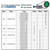 9KM DWLIFE Fishing Rod Guides Tip Top Repair Kits Ceramic