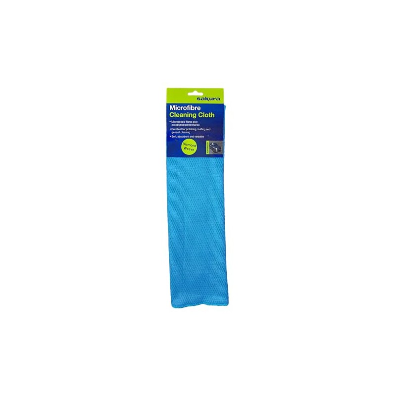 Sakura All-Purpose Microfibre Drying Towel SS5452 - Diamond Weave 40cm