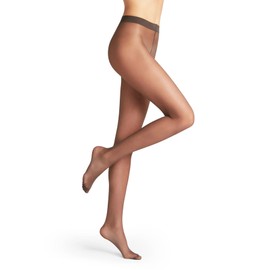 Falke Pure Matt Women's Tights, 20 Denier Tights, Transparent, Plain, Grey (Anthracite 3529), s-m