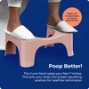 Squatty Potty Simple Bathroom Toilet Stool, Clay, 7"