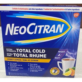 Neo Citran Total Cold Night Ex, 10 count