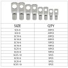 Kuzavtye 140X Cable Lugs Eyelets Copper Ring End Electric Wire