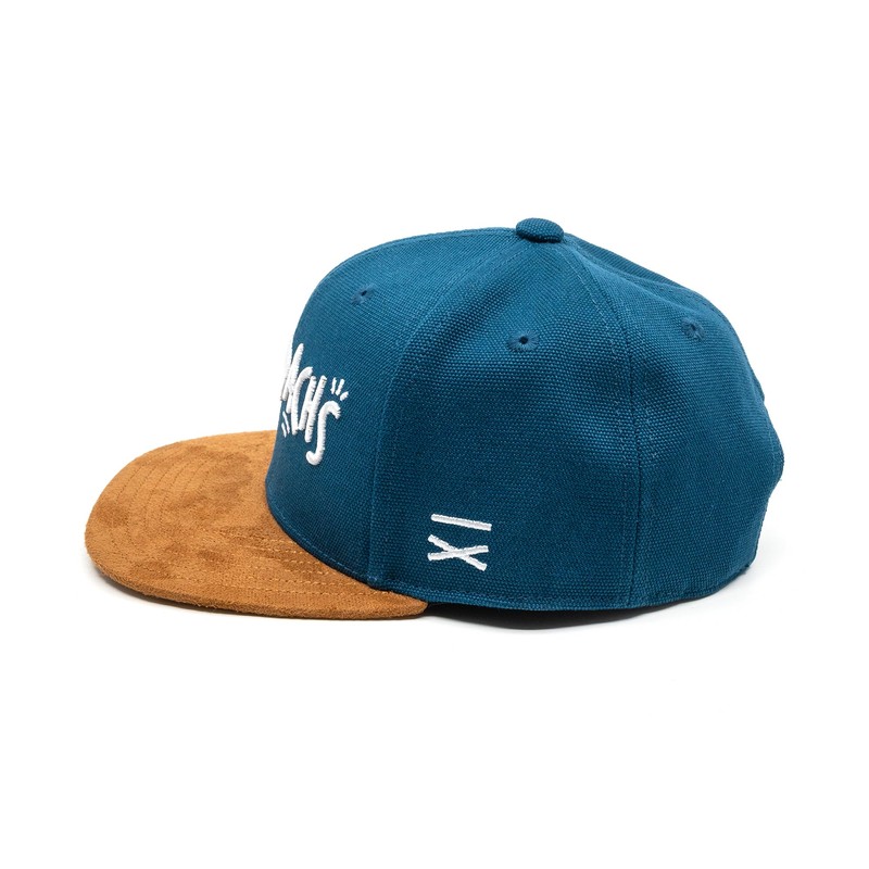 Hand und Feuer Snapback Cap Children's Naughty Badger Dark Blue