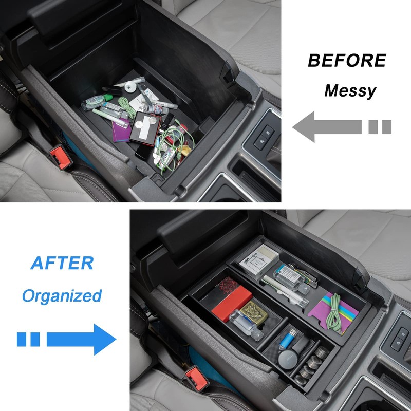 PIMCAR Center Console Organizer for Ford F150 2021 2022 2023,