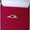 Christian Fish Ichthus Ring Promise Band Holo fish Ring (8)