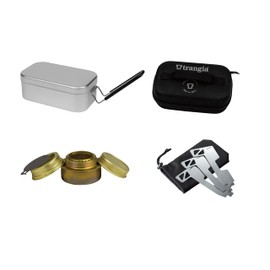 TR-STB-S1 TR-STB-S1 EVA Case for Mestin, Alcohol Burner, Triangle Grid Type, For Beginners, Limited Set