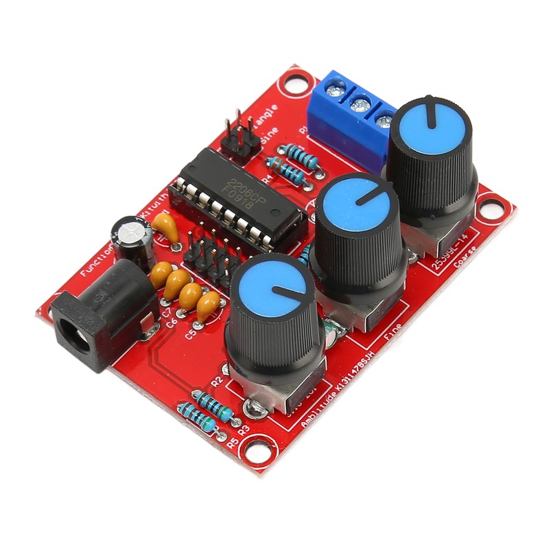 2Pcs Signal Generator Kit Sine Triangle Square Output 1Hz‑1MHz 9‑12V