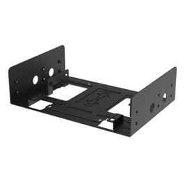 anidees 2.5" SSD or 3.5" HDD Drive Bracket for 5.25" Drive Bay, Compatible with AI Raider XL/ AI Crystal XL PRO Series, 2 Pack, Black, AI-HDD-CAGE