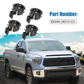 A ABSOPRO Car Bumper Parking Assist Sensor Retainer Holder NO.89348-34010 for Toyota Tundra 2007-2013 (Set of 4)