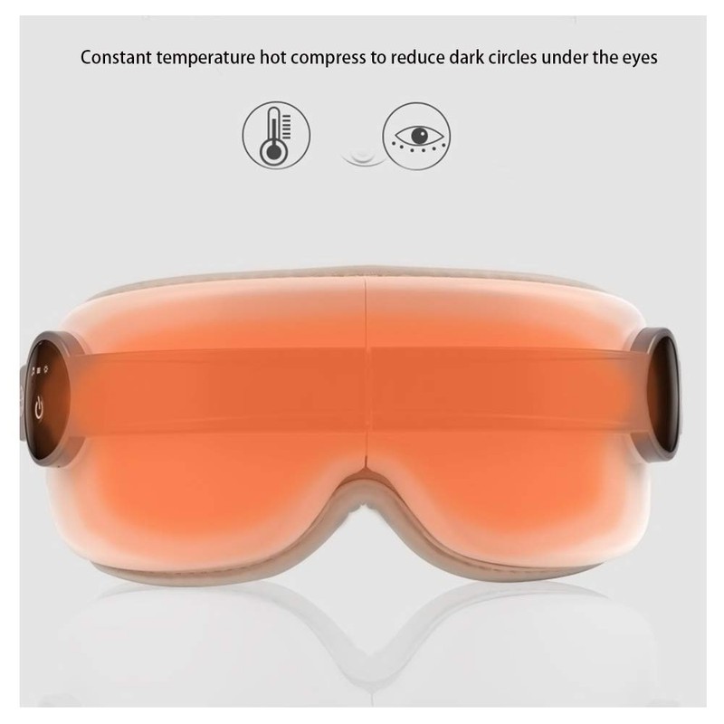 Electric Eye Massager with Heat, Air Pressure, Vibration, Bluetooth Music