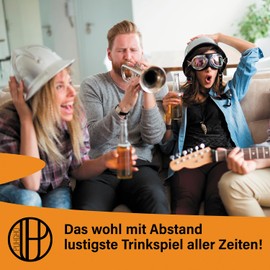 KARTENVERSAND24 Hangover Drinking Game for Adults Party Game Drinking Games from 16 18 Years Party Games Cards Card Game Drinking Game (Playing Card Box)