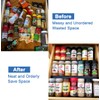 Khordin Expandable Spice Drawer Rack Organizer Insert for Kitchen Cabinet