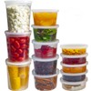 DuraHome Food Storage Containers with Lids 8oz, 16oz, 32oz Freezer