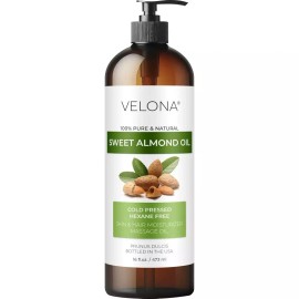 Bellona 벨로나 스위트 아몬드 오일 - 16 Fl Oz 100 순수 및 천연 캐리어 콜드 프레스 피부 모발 바디 얼굴 보습 Verona Sweet Almond Oil - 16 Fl Oz 100 Pure and Natural Carrier Cold Pressed Skin Hair Body Face Moisturizer