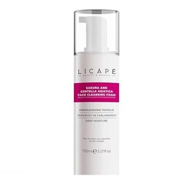 Licape® Cleansing Foam Face | 150 ml | Facial Cleanser and Cleanser for Sensitive Skin and All Skin Types, Removes Sebum, Dirt, Makeup and Dead Skin Cells, Ideal for Make-Up Removal